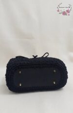 Women's Crochet Bag with Leather Base | Handmade Crochet Bag - Image 2